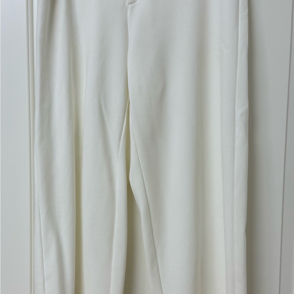 Eileen Fisher Women's Cream Straight Leg Pants
